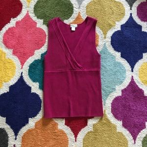 Old Navy XL pink sweater tank top work